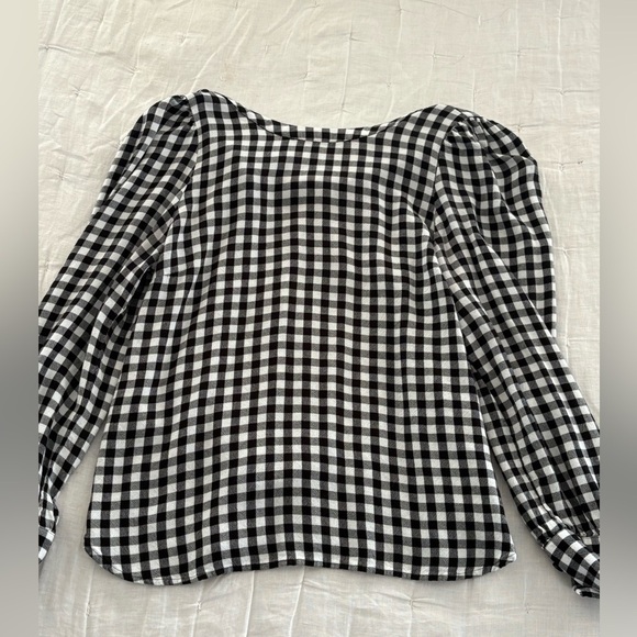 LOFT Tops - Black and White Checkered Women's Top